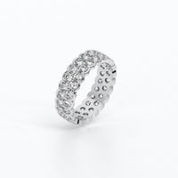Anillo infinity doble en oro de 18K con 3,80 cts