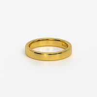 Anillo de oro 18k media caña